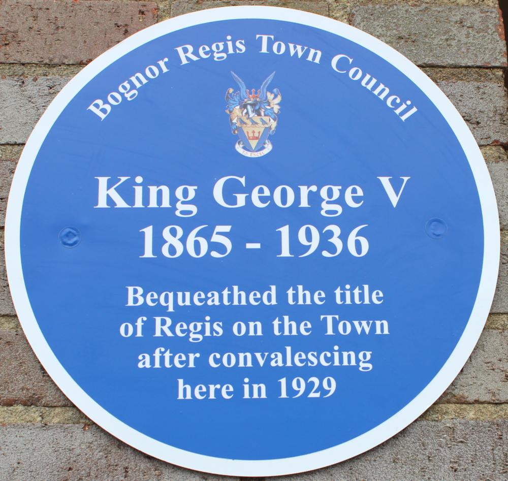 Blue Plaques Bognor Regis Town Council